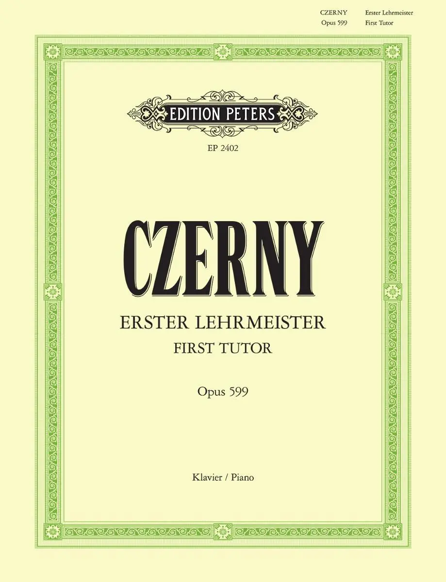 Cover: 9790014011024 | Erster Lehrmeister | für Klavier op. 599 | Carl Czerny | Taschenbuch