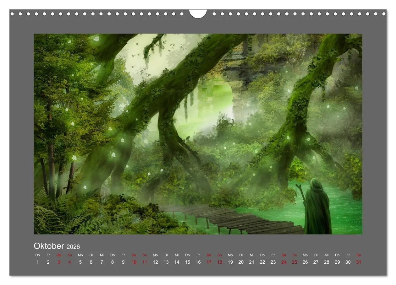 Bild: 9783457721124 | Weg des Zauberers (Wandkalender 2026 DIN A3 quer), CALVENDO...