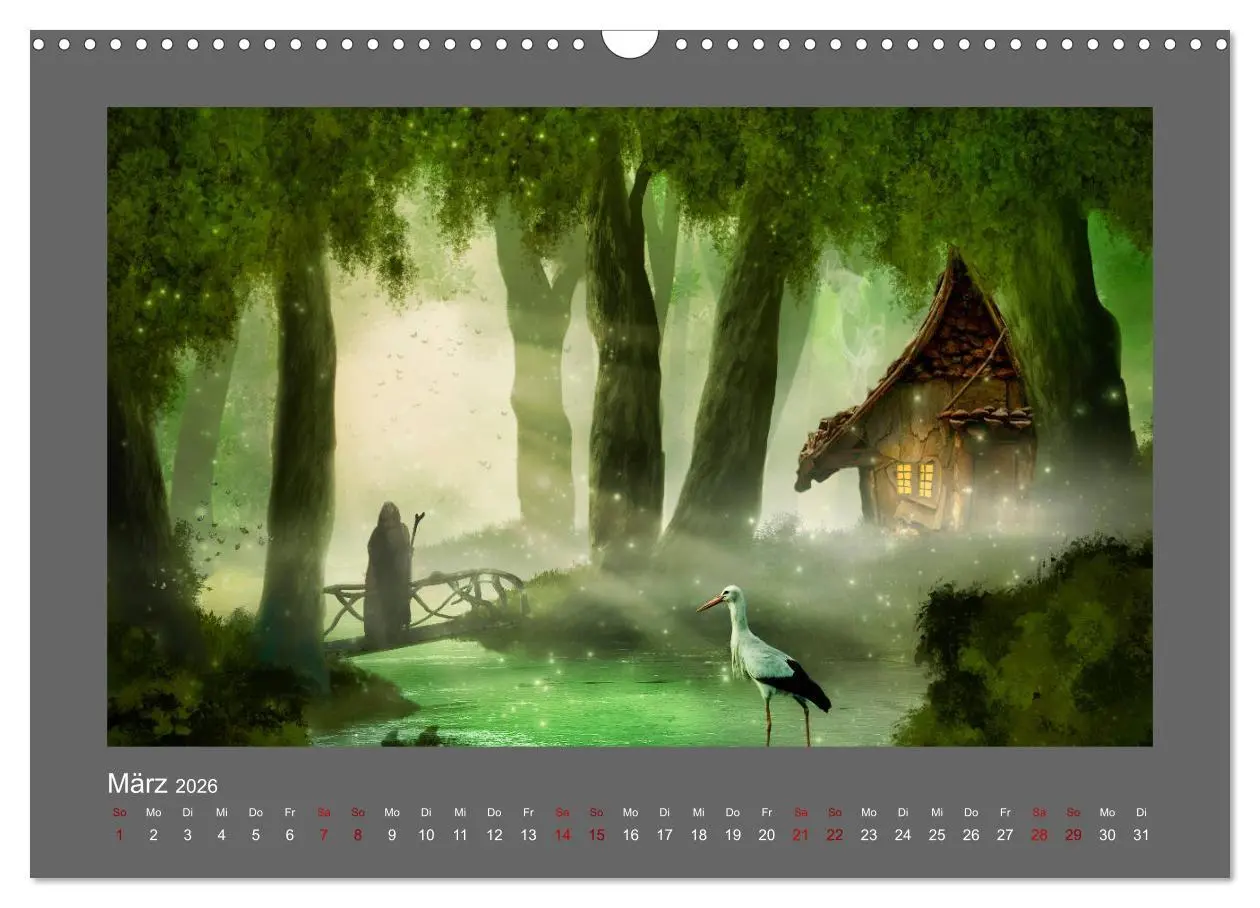 Bild: 9783457721124 | Weg des Zauberers (Wandkalender 2026 DIN A3 quer), CALVENDO...