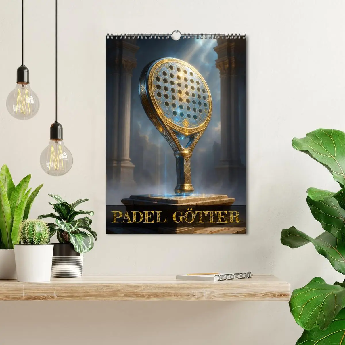 Bild: 9783516741124 | Padel Götter (Wandkalender 2026 DIN A3 hoch), CALVENDO Monatskalender