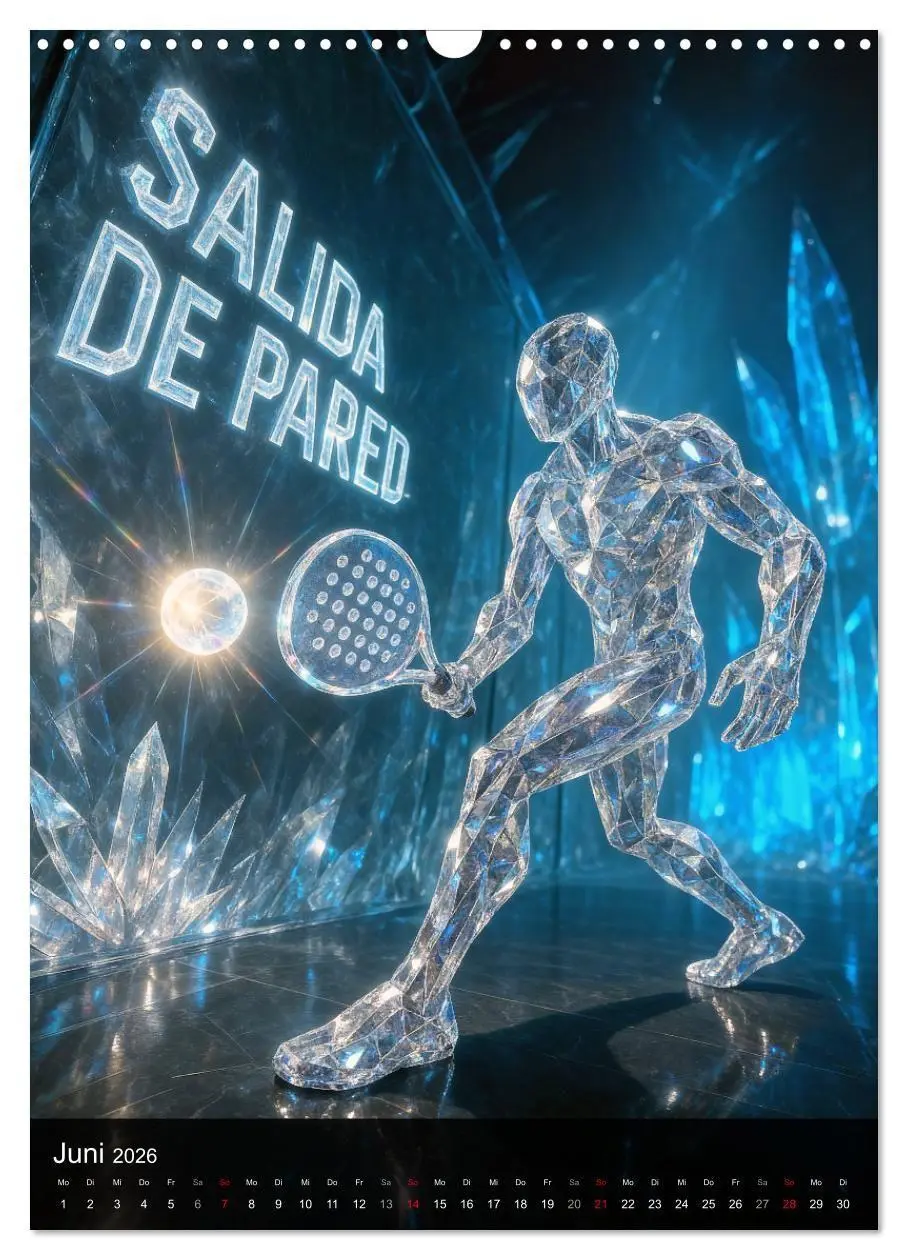 Bild: 9783516741124 | Padel Götter (Wandkalender 2026 DIN A3 hoch), CALVENDO Monatskalender