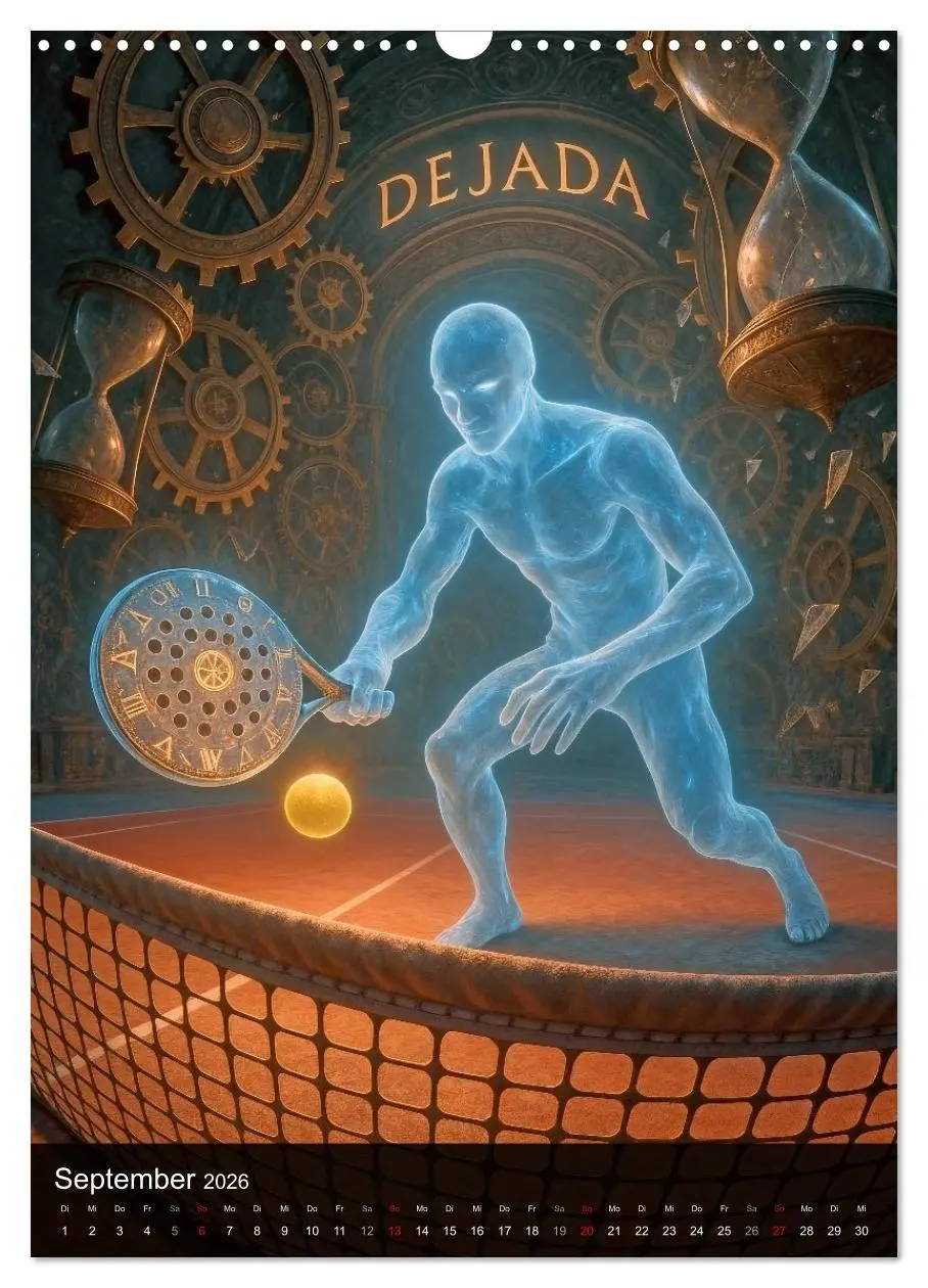 Bild: 9783516741124 | Padel Götter (Wandkalender 2026 DIN A3 hoch), CALVENDO Monatskalender