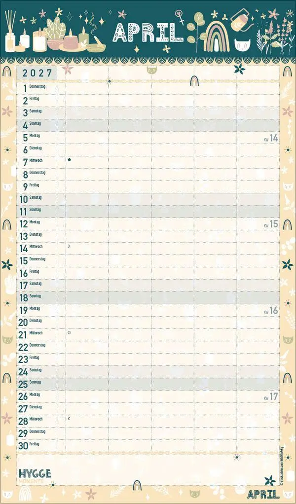 Bild: 9783819301124 | Hygge Planer 2027 | Verlag Korsch | Kalender | 14 S. | Deutsch | 2027