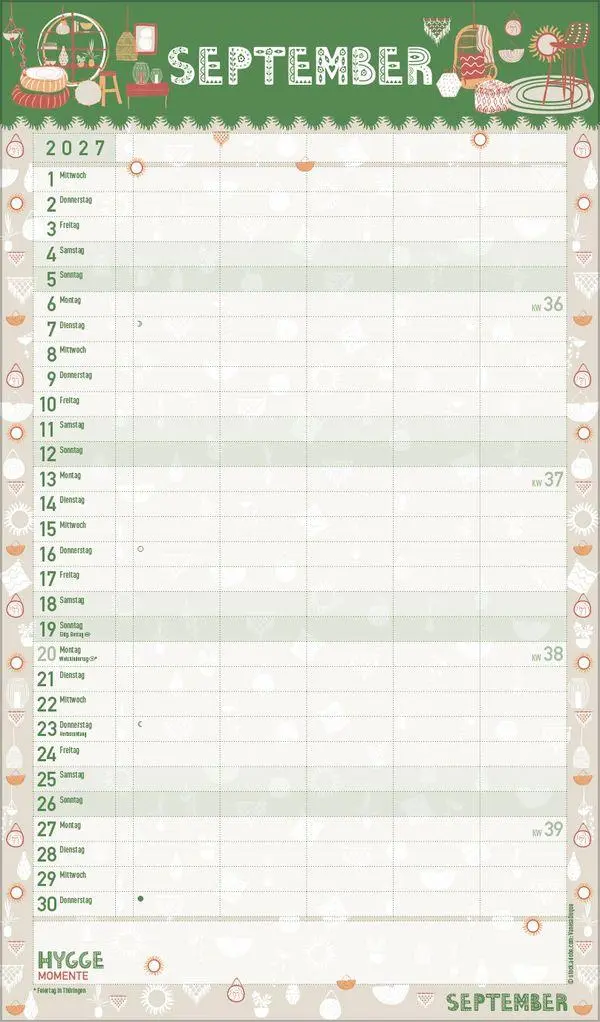 Bild: 9783819301124 | Hygge Planer 2027 | Verlag Korsch | Kalender | 14 S. | Deutsch | 2027