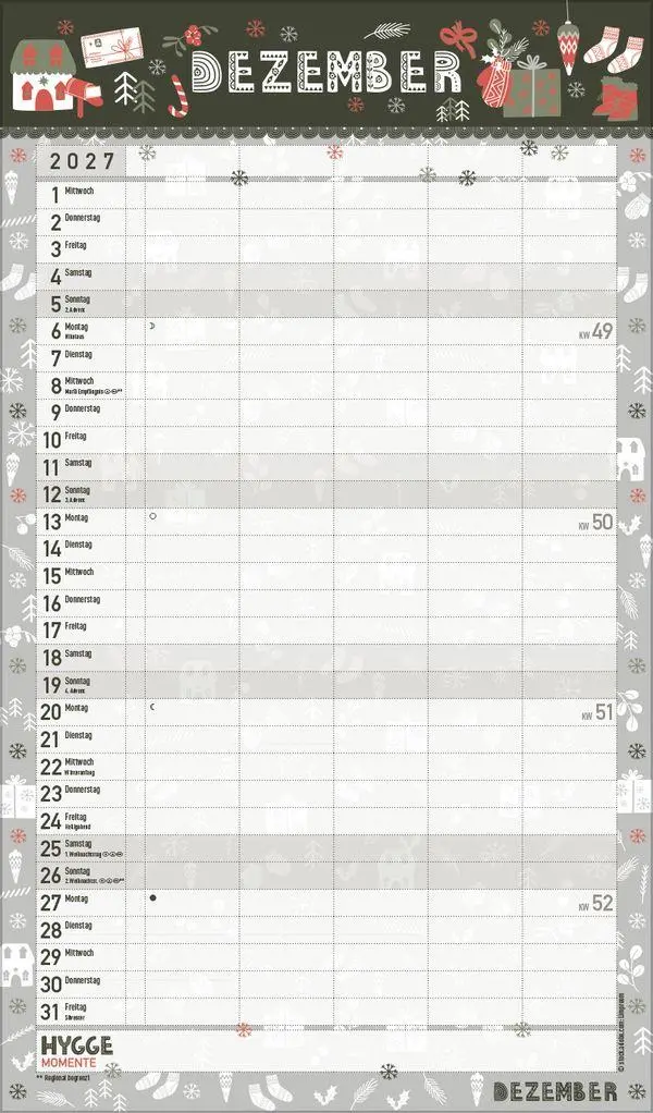 Bild: 9783819301124 | Hygge Planer 2027 | Verlag Korsch | Kalender | 14 S. | Deutsch | 2027
