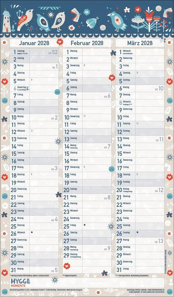 Bild: 9783819301124 | Hygge Planer 2027 | Verlag Korsch | Kalender | 14 S. | Deutsch | 2027