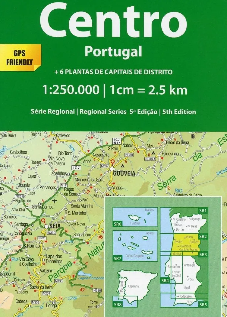 Bild: 9789895561124 | Portugal Central 1 : 250 000 | Centro Portugal | (Land-)Karte | 2010