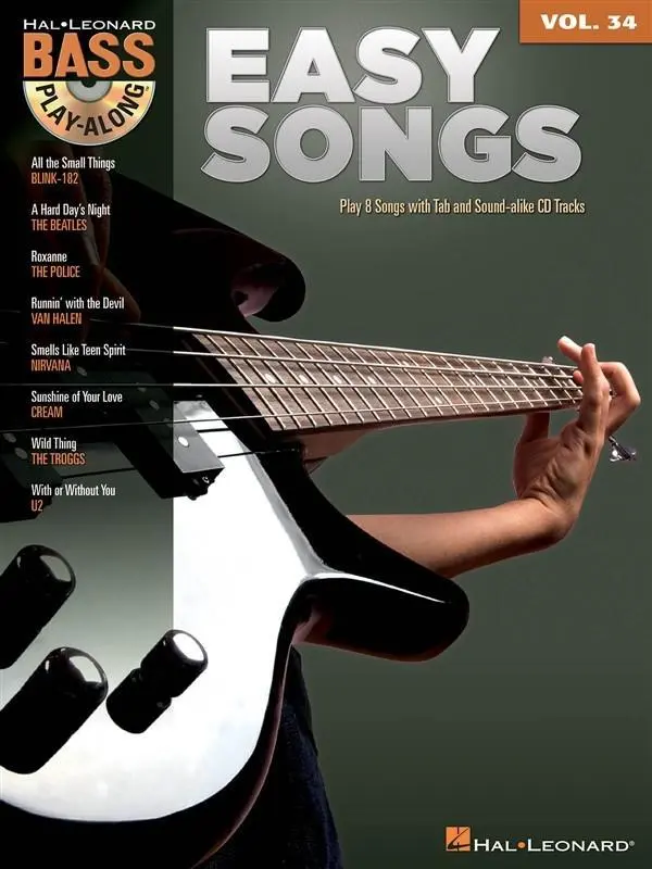 Cover: 9781423491224 | Easy Songs - Bass Play-Along Volume 34 Book/Online Audio | Corp | Buch