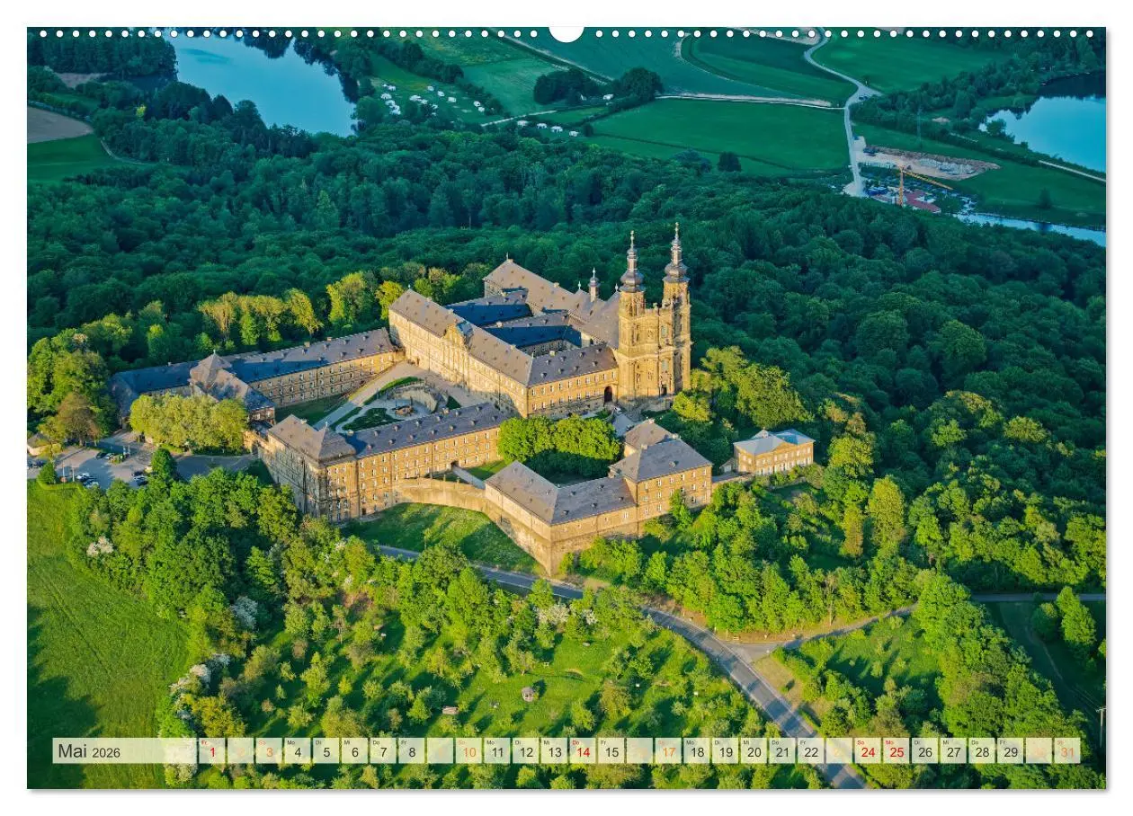 Bild: 9783457331224 | Oberfranken aus der Vogelperspektive (Wandkalender 2026 DIN A2...