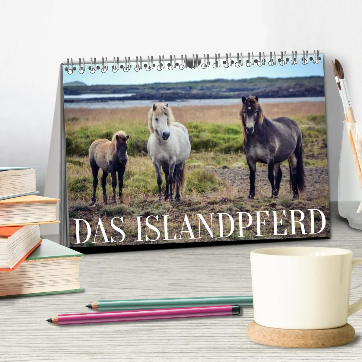 Bild: 9783457641224 | Das Islandpferd (Tischkalender 2026 DIN A5 quer), CALVENDO...