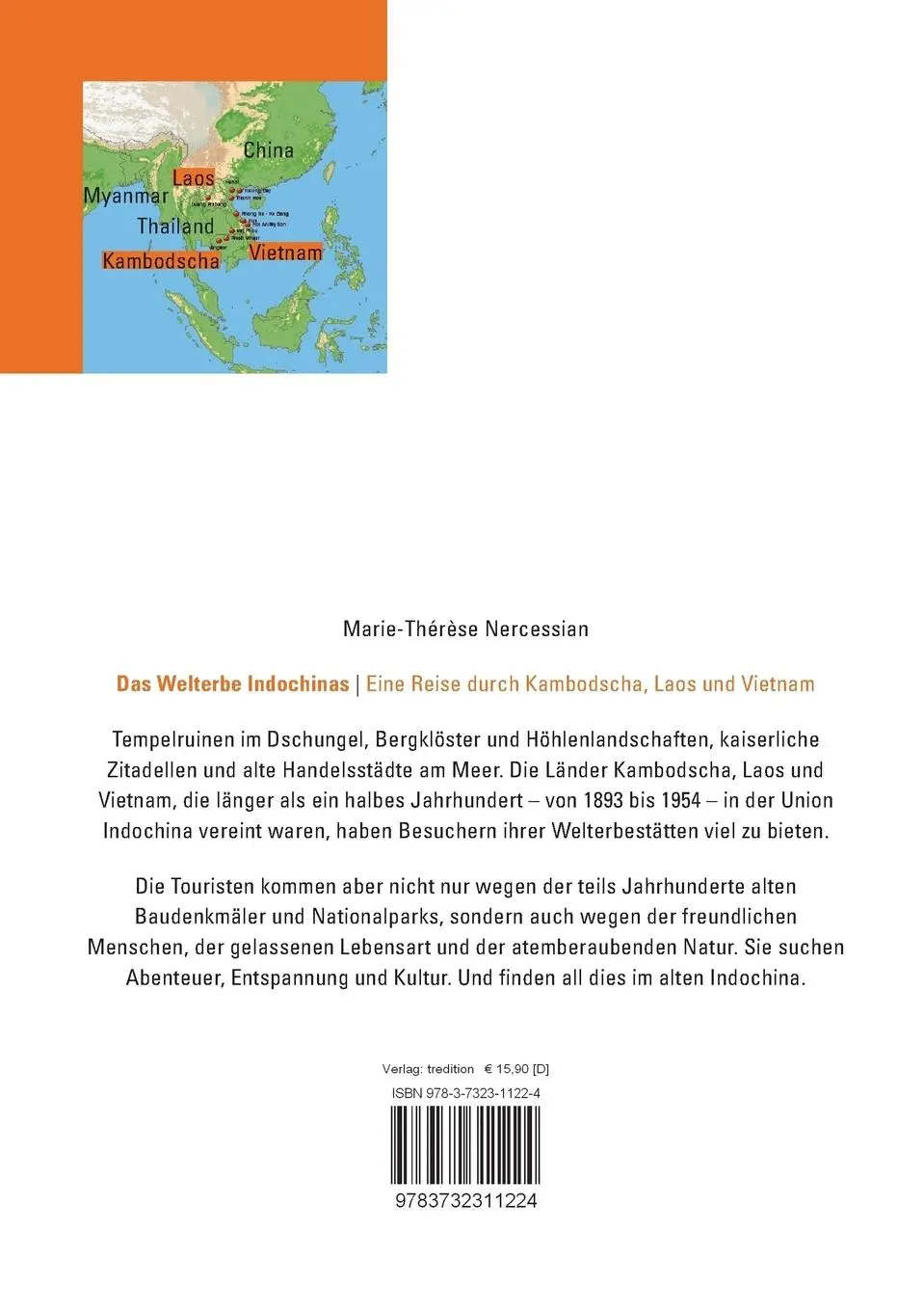 Rückseite: 9783732311224 | Das Welterbe Indochinas | Marie-Thérèse Nercessian | Taschenbuch
