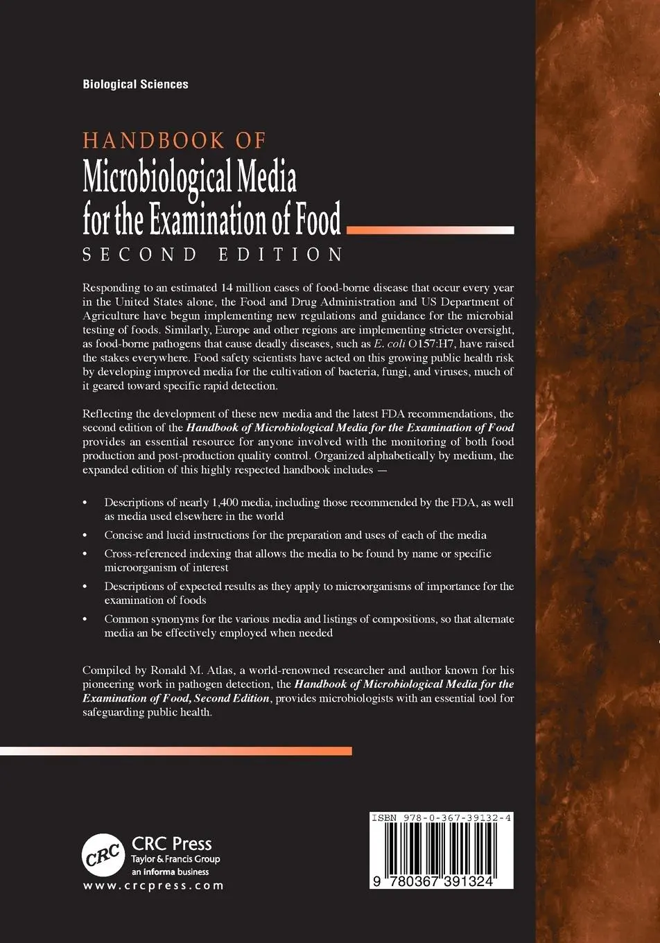 Rückseite: 9780367391324 | The Handbook of Microbiological Media for the Examination of Food