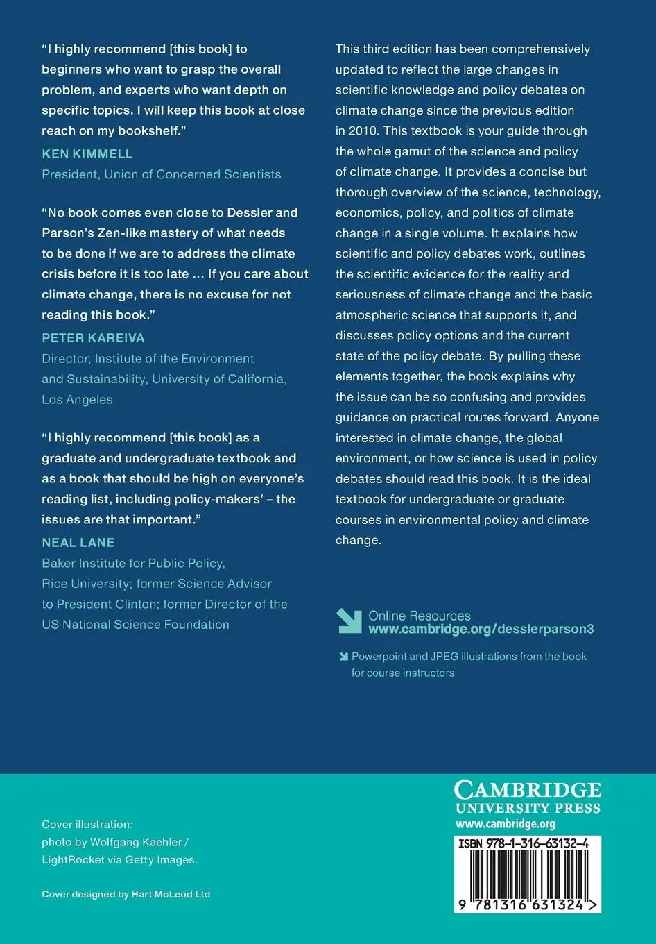 Rückseite: 9781316631324 | The Science and Politics of Global Climate Change | Dessler (u. a.)