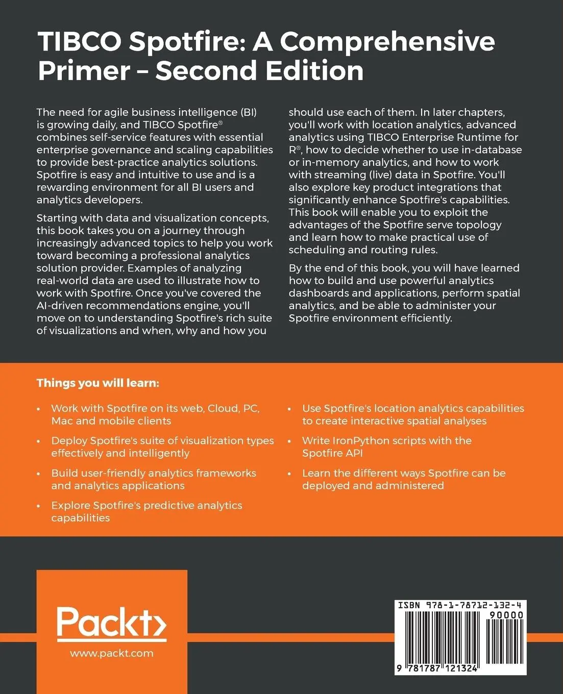 Rückseite: 9781787121324 | TIBCO Spotfire | Andrew Berridge (u. a.) | Taschenbuch | Englisch
