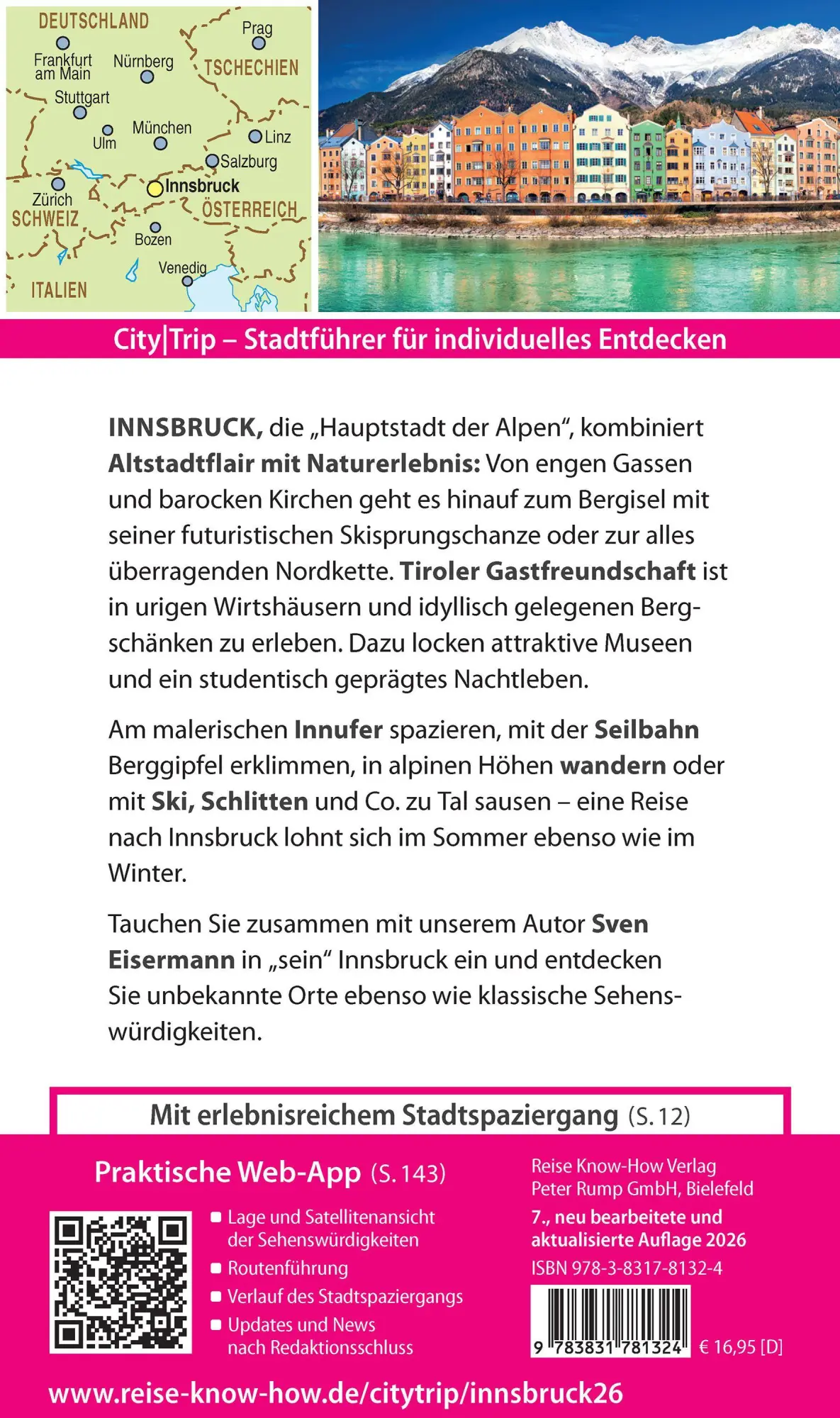 Bild: 9783831781324 | Reise Know-How CityTrip Innsbruck | Sven Eisermann | Taschenbuch