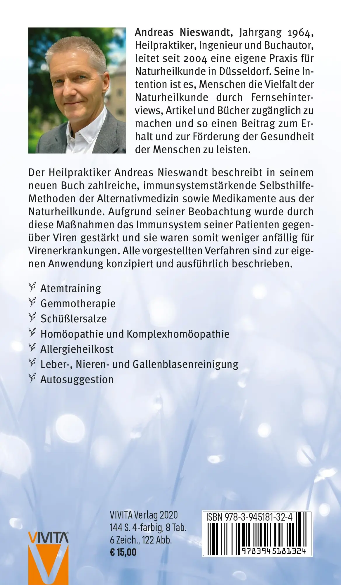 Rückseite: 9783945181324 | Virensicher | heile dich | Andreas Nieswandt | Taschenbuch | 144 S.