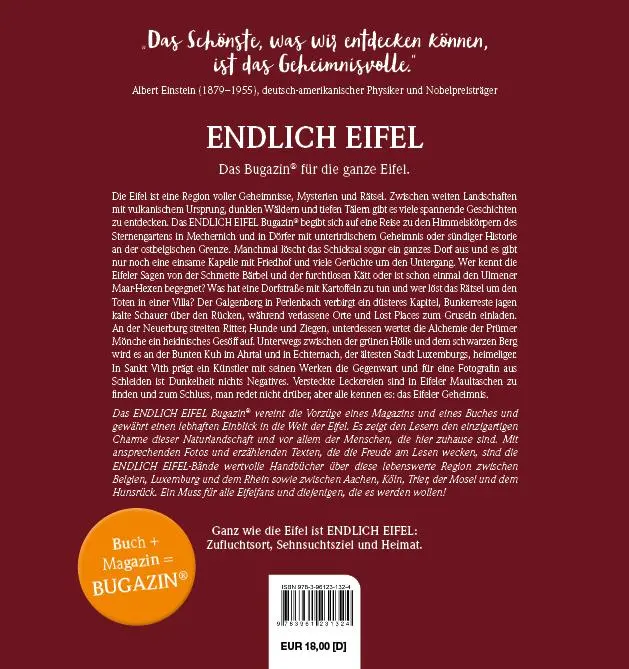 Rückseite: 9783961231324 | ENDLICH EIFEL - Band 9 | Geheimnisse der Eifel | Stephan Falk (u. a.)