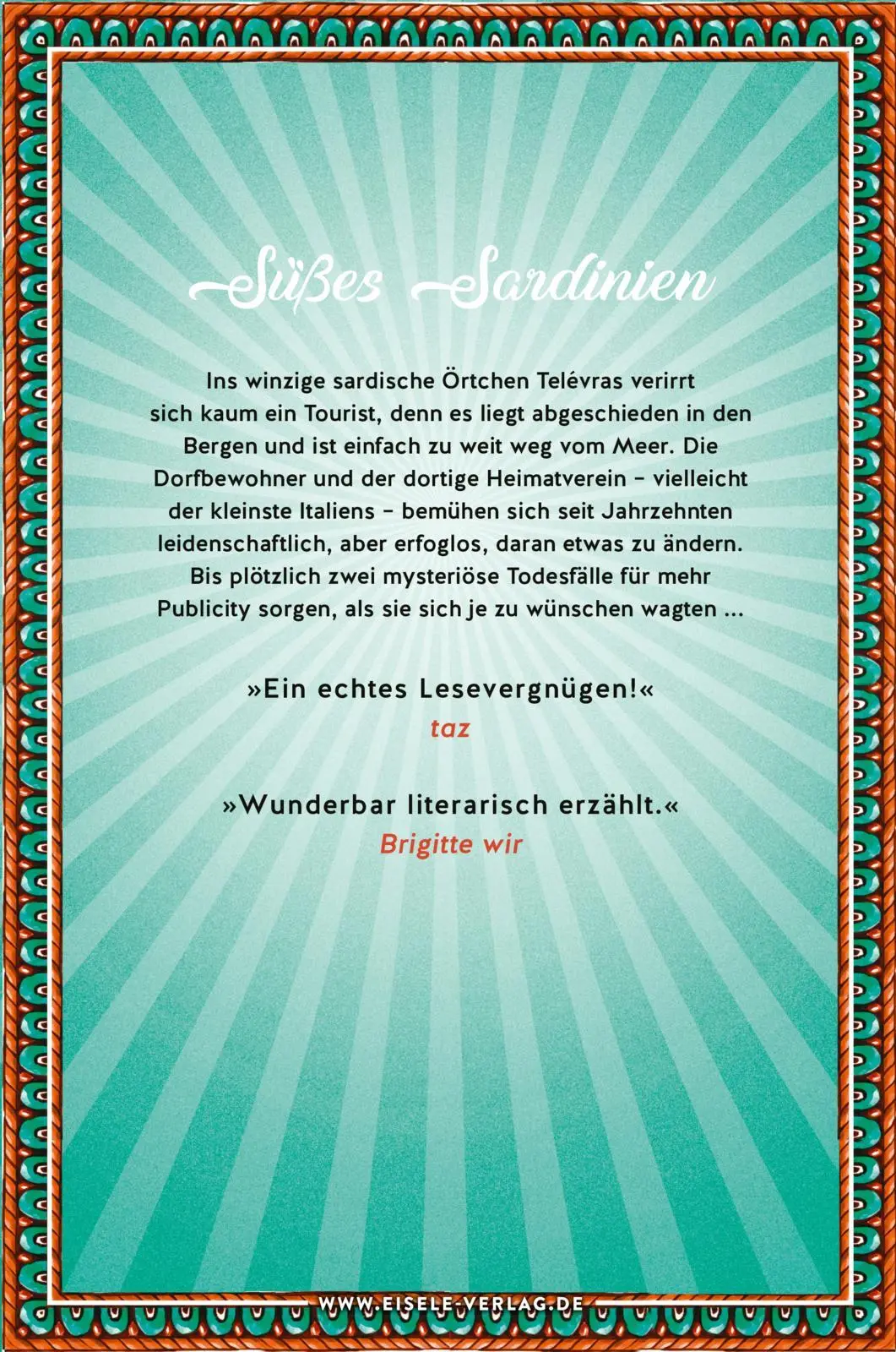 Rückseite: 9783961611324 | Süße Versuchung | Gesuino Némus | Taschenbuch | Ein-Sardinien-Krimi