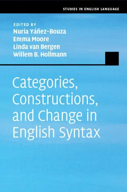 Cover: 9781108411424 | Categories, Constructions, and Change in English Syntax | Taschenbuch