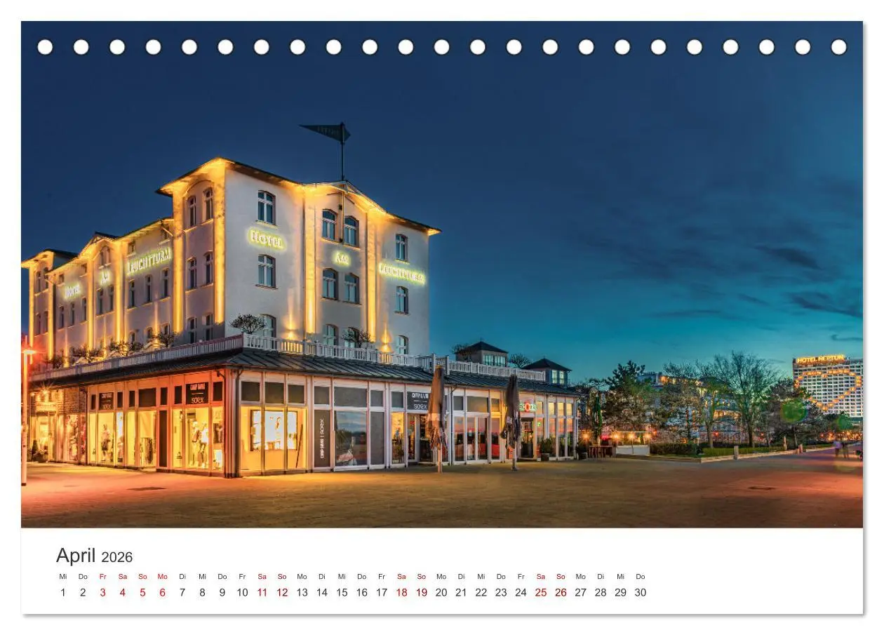 Bild: 9783457621424 | Warnemünde by Olaf Rehmert (Tischkalender 2026 DIN A5 quer),...