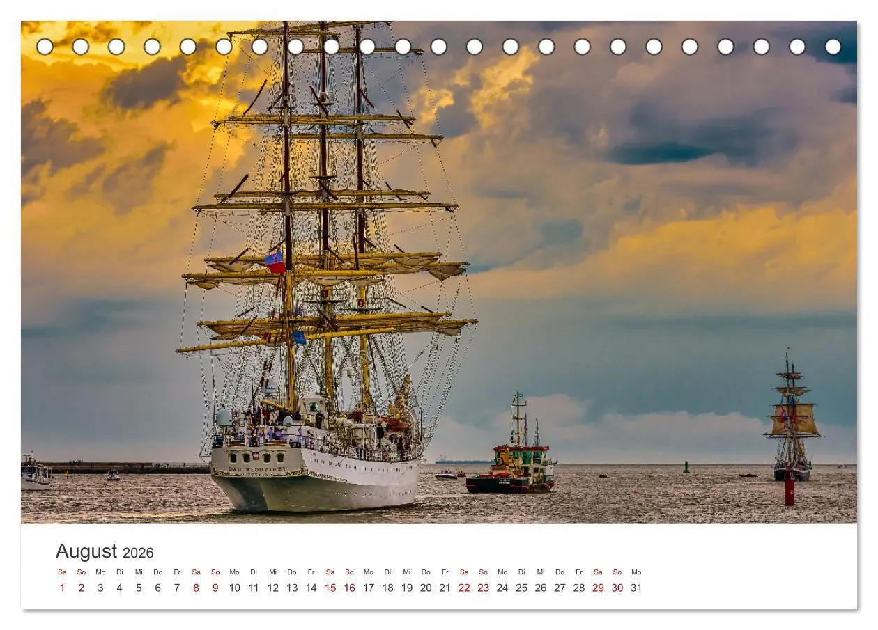 Bild: 9783457621424 | Warnemünde by Olaf Rehmert (Tischkalender 2026 DIN A5 quer),...