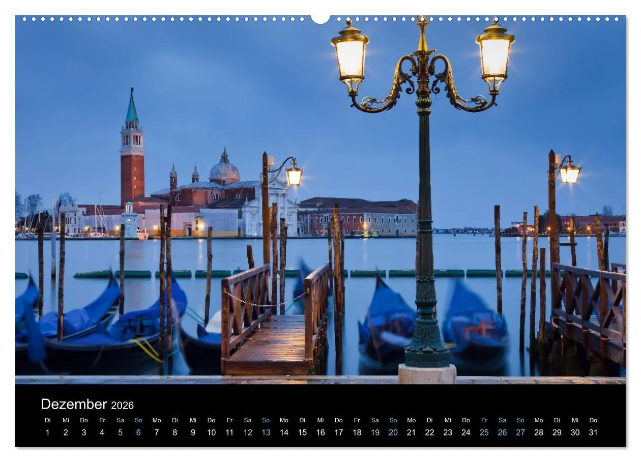 Bild: 9783516021424 | Venedig bei Nacht 2026 (hochwertiger Premium Wandkalender 2026 DIN...