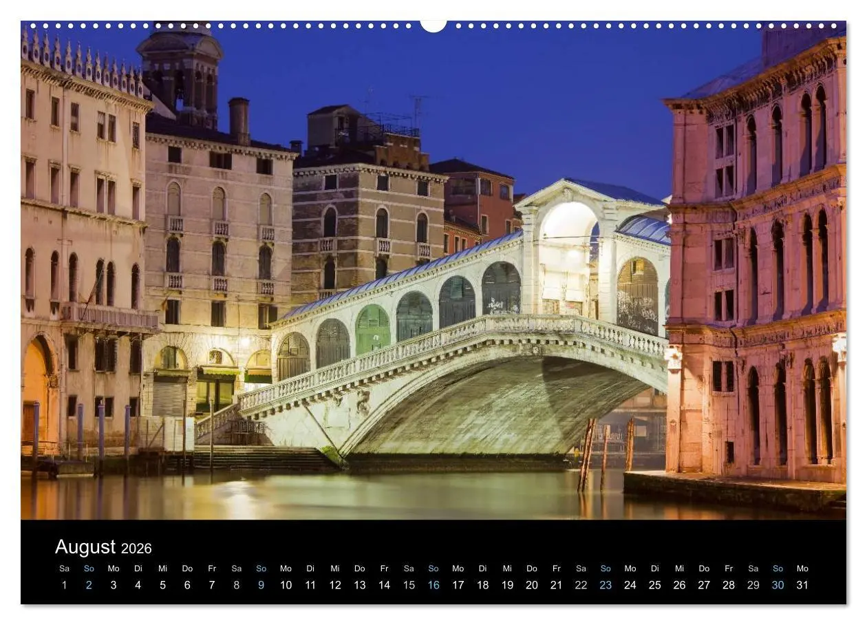 Bild: 9783516021424 | Venedig bei Nacht 2026 (hochwertiger Premium Wandkalender 2026 DIN...