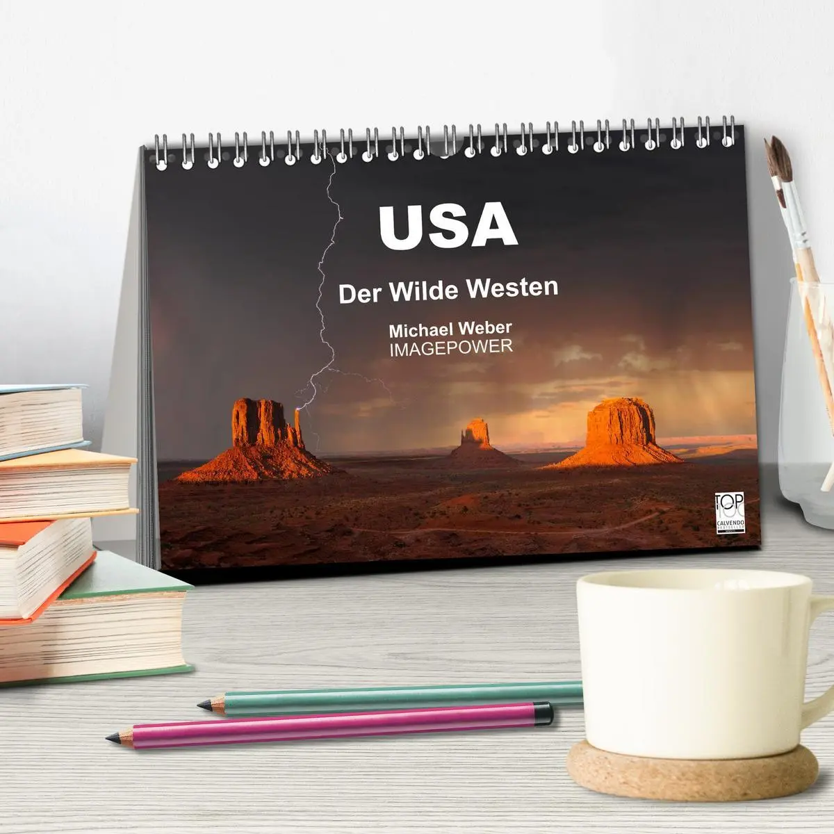 Bild: 9783516191424 | USA - Der Wilde Westen (Tischkalender 2026 DIN A5 quer), CALVENDO...