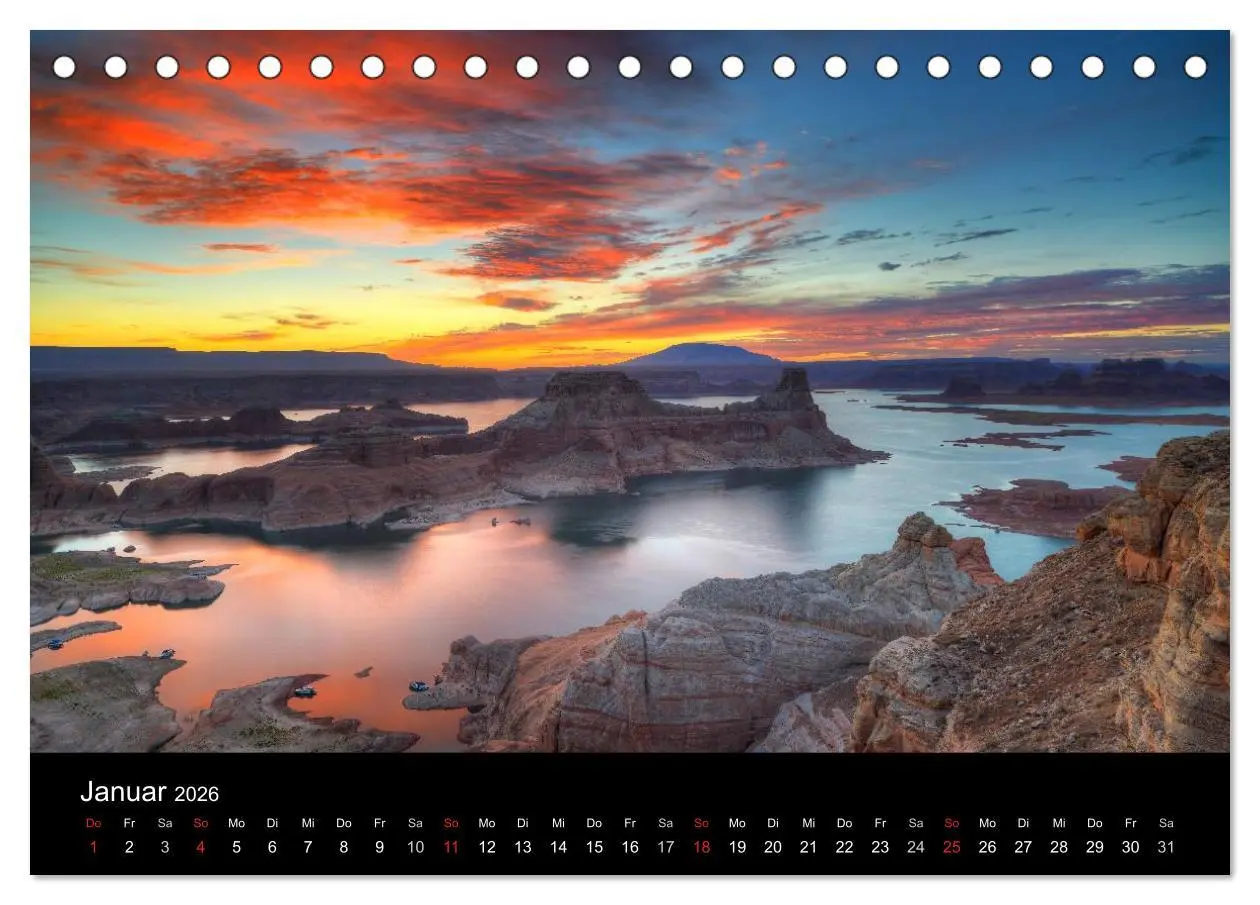 Bild: 9783516191424 | USA - Der Wilde Westen (Tischkalender 2026 DIN A5 quer), CALVENDO...