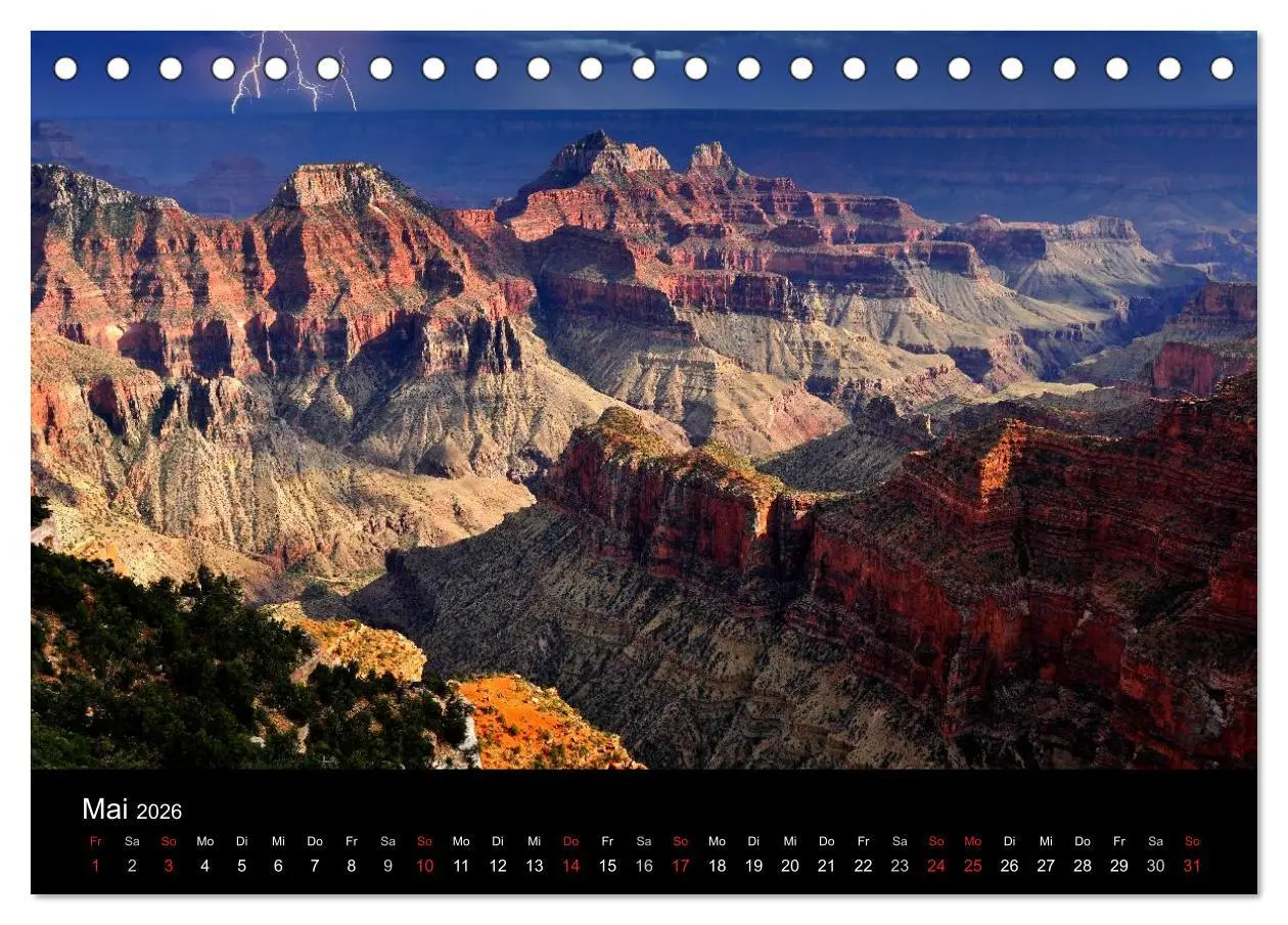 Bild: 9783516191424 | USA - Der Wilde Westen (Tischkalender 2026 DIN A5 quer), CALVENDO...