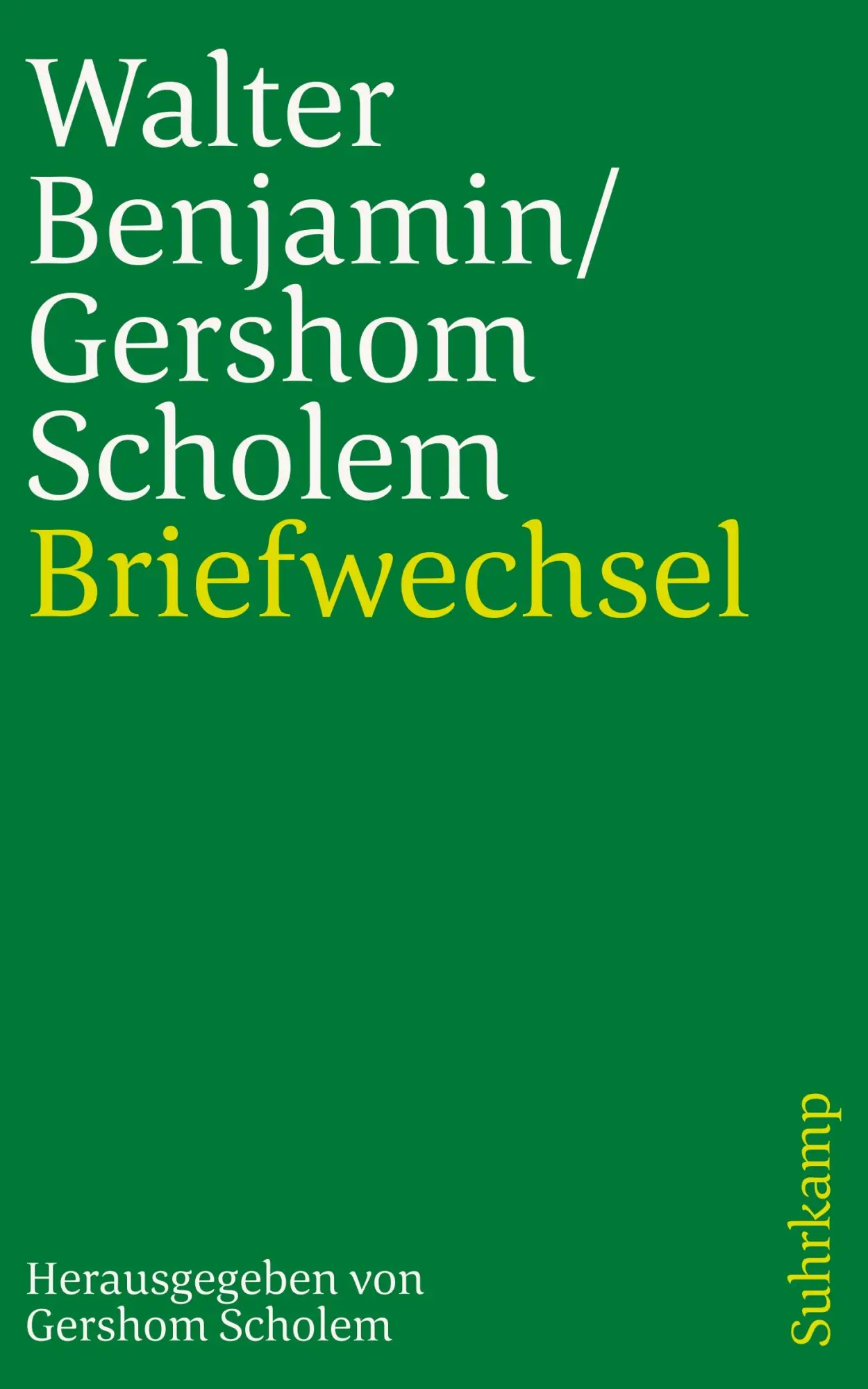 Cover: 9783518241424 | Briefwechsel 1933-1940 | Herausgegeben von Gershom Scholem | Buch