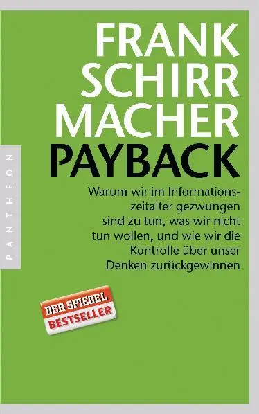 Cover: 9783570551424 | Payback | Frank Schirrmacher | Taschenbuch | 248 S. | Deutsch | 2011