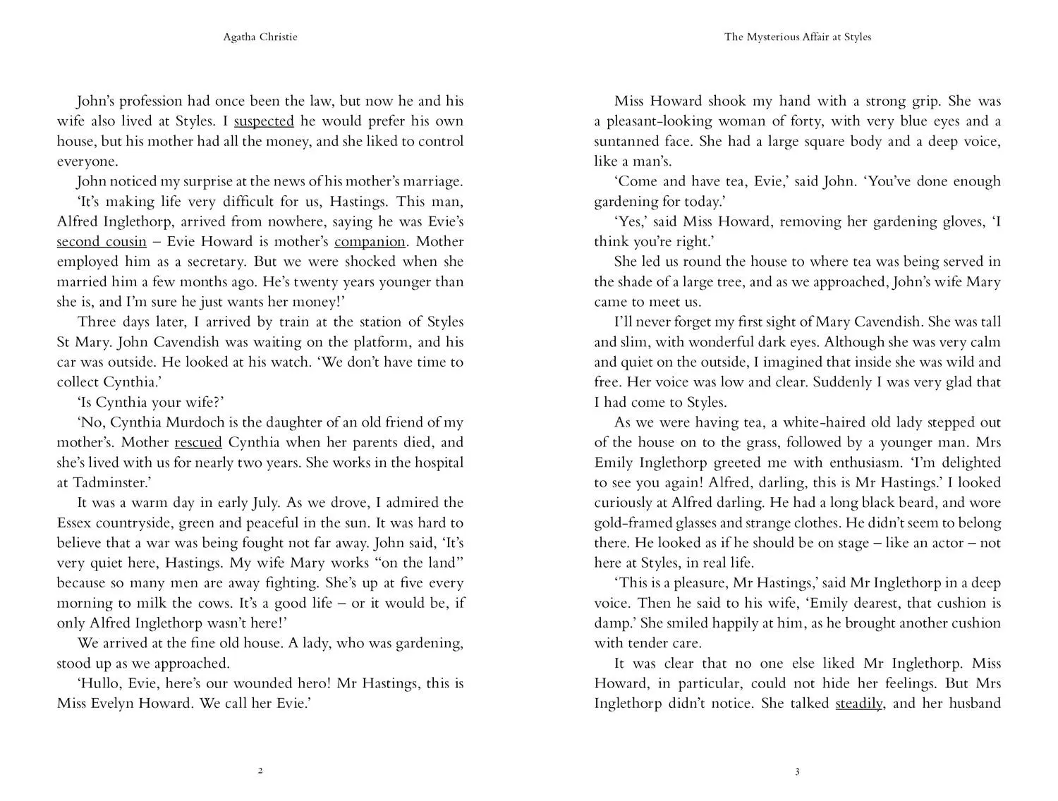 Bild: 9780007451524 | The Mysterious Affair at Styles | Level 5, B2+ | Agatha Christie
