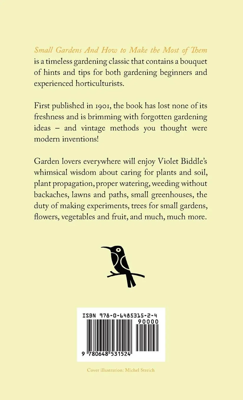 Rückseite: 9780648531524 | Small Gardens and How to Make the Most of Them | Violet Biddle | Buch
