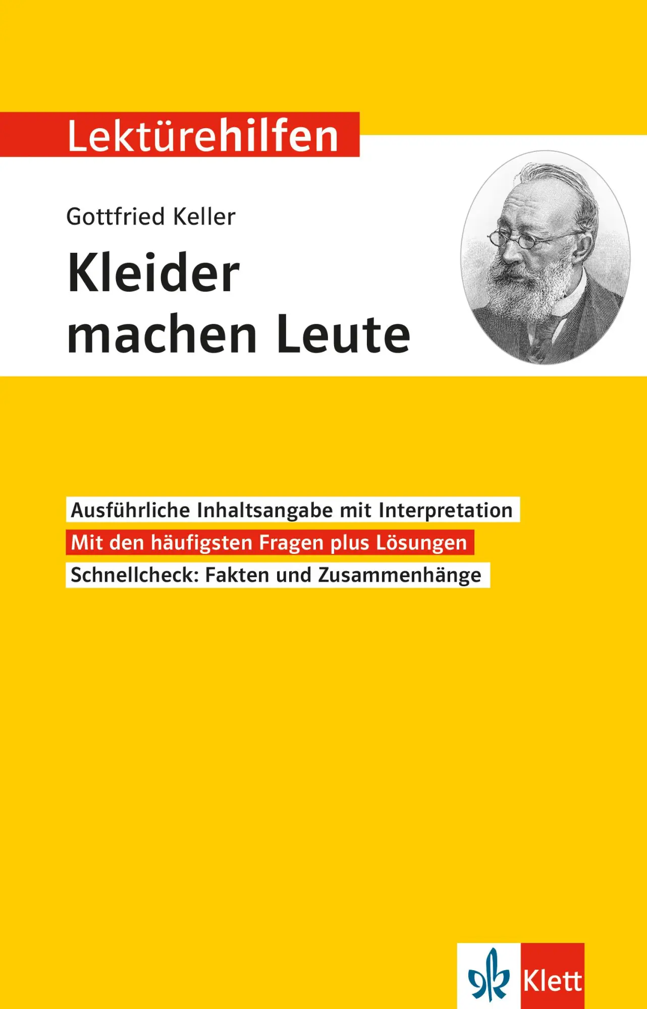 Cover: 9783129231524 | Lektürehilfen Gottfried Keller "Kleider machen Leute" | Astrid Wiese