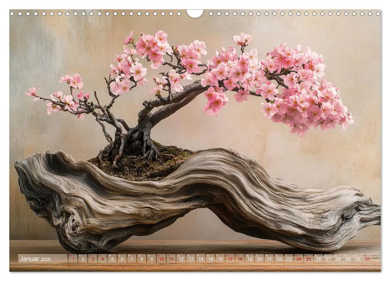 Bild: 9783457301524 | Bonsai, die formvollendete Kunst (Wandkalender 2026 DIN A3 quer),...