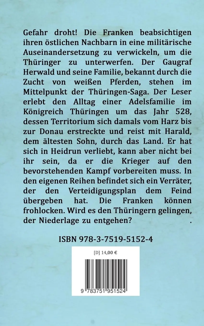 Rückseite: 9783751951524 | Im Tal der weißen Pferde | Herbert Schida | Taschenbuch | 416 S.