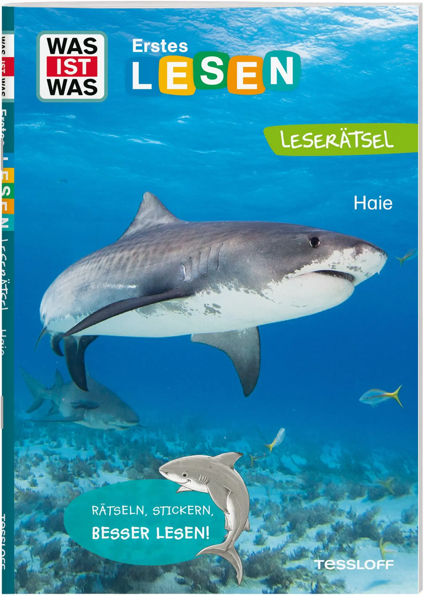 Cover: 9783788681524 | WAS IST WAS Erstes Leserätsel. Haie | Waltraud Grill | Broschüre