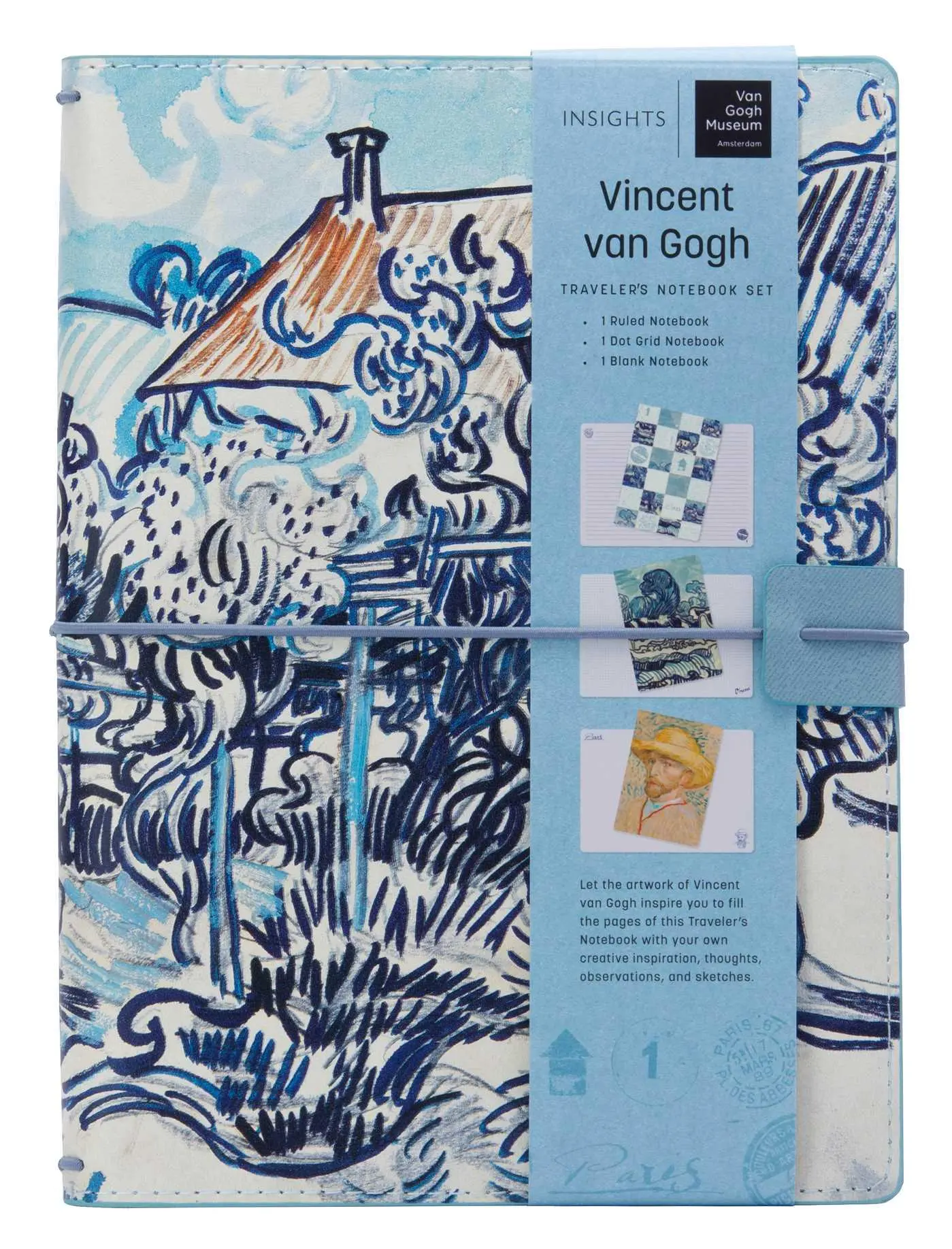 Cover: 9798886631524 | Van Gogh Traveler's Notebook Set: (Refillable Notebook) | Insights
