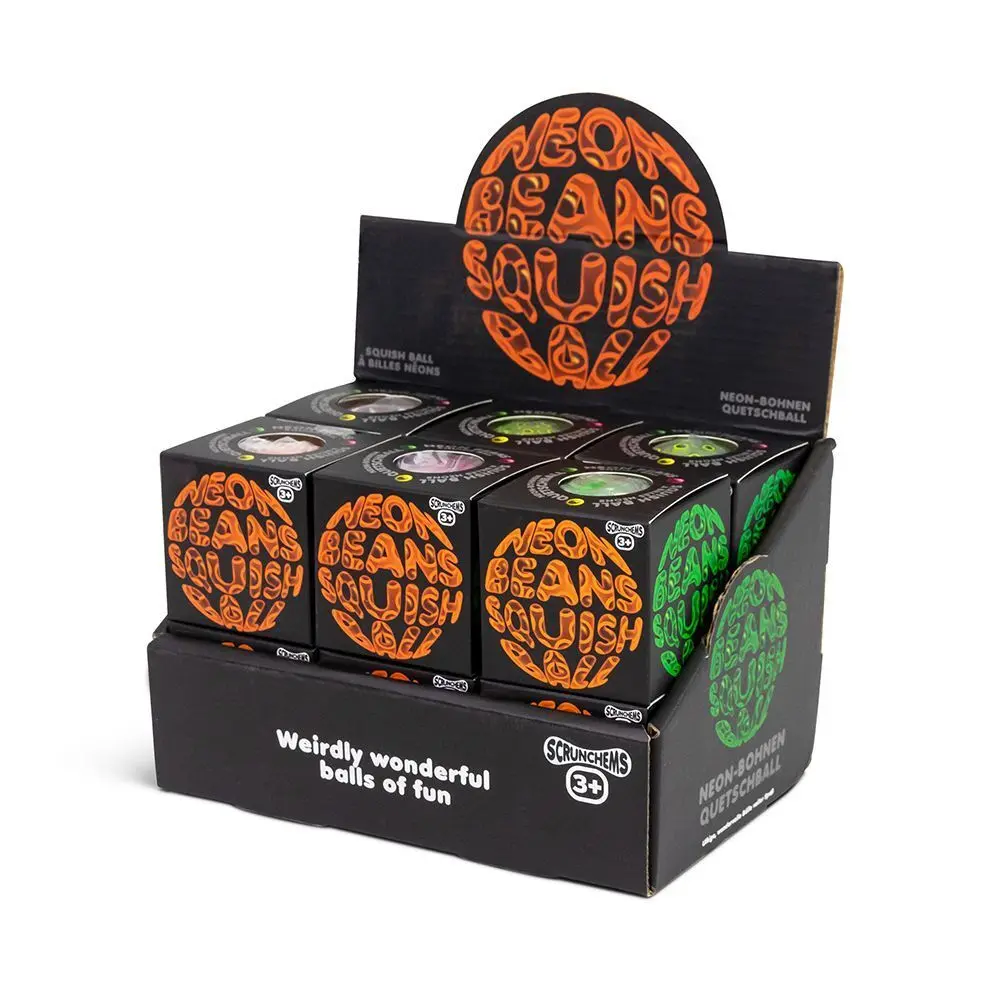 Bild: 5038728151624 | Neon Beans Squish Ball | Karton-Box | SQ624 | Deutsch | 2024