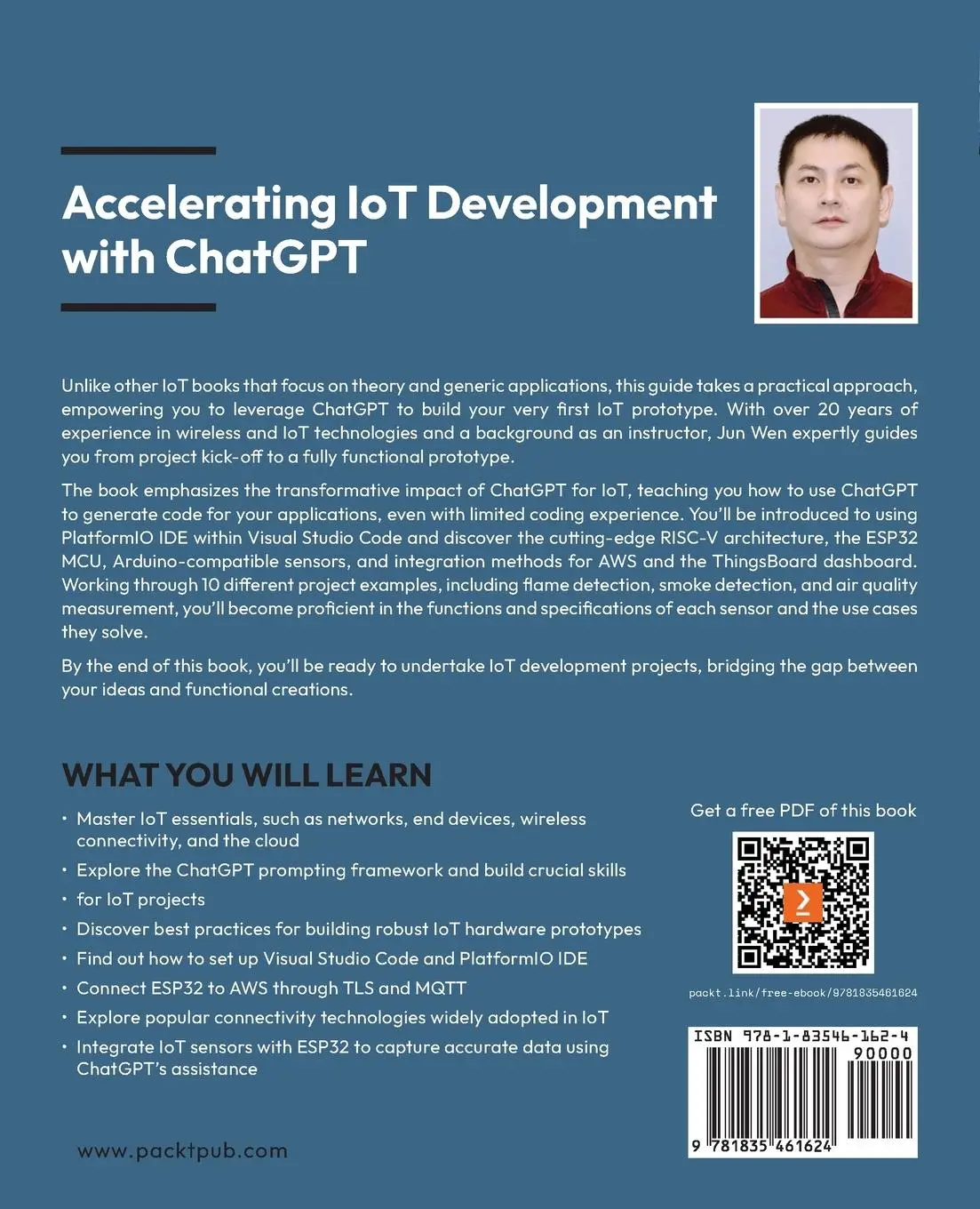 Rückseite: 9781835461624 | Accelerating IoT Development with ChatGPT | Jun Wen | Taschenbuch
