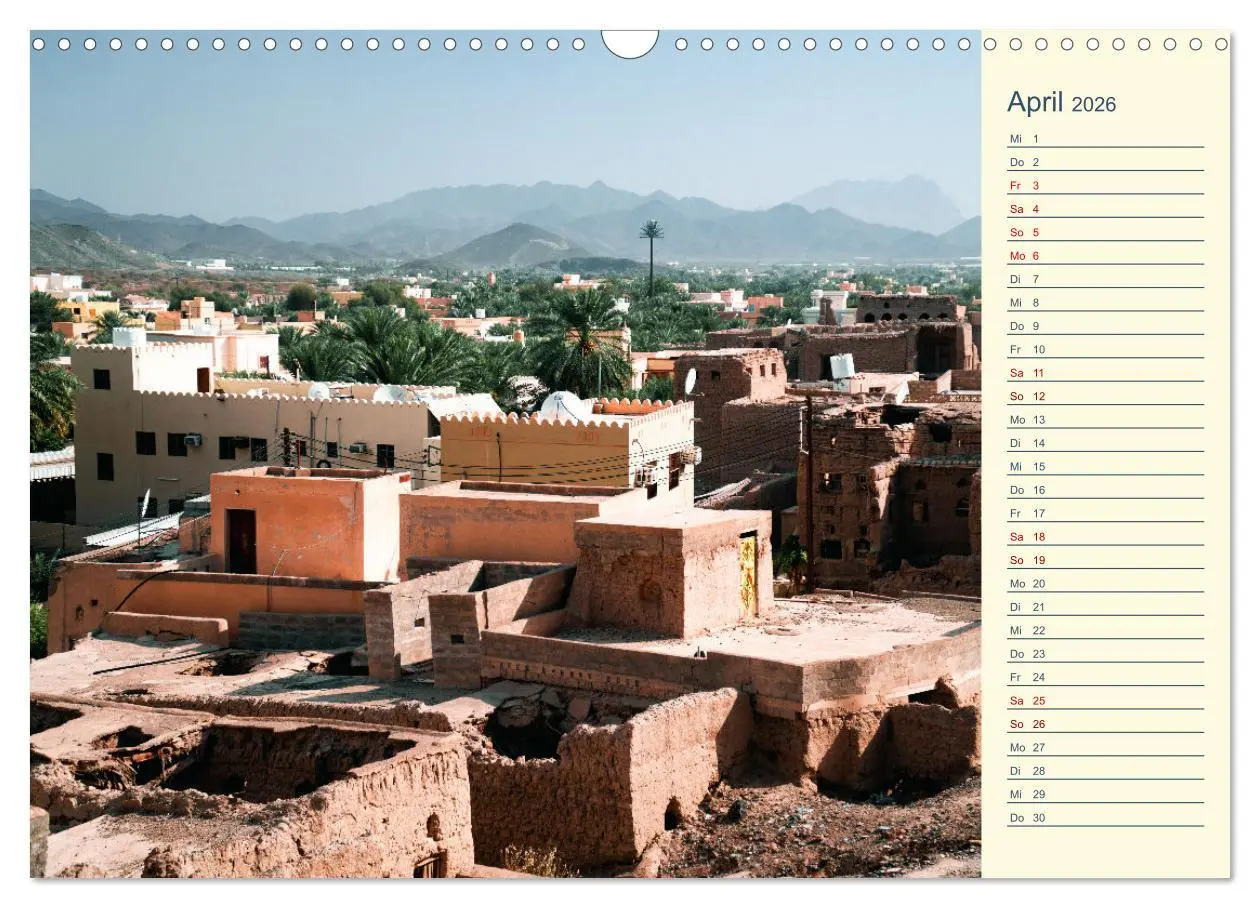 Bild: 9783457391624 | Oman - Unvergessliche Momente (Wandkalender 2026 DIN A3 quer),...