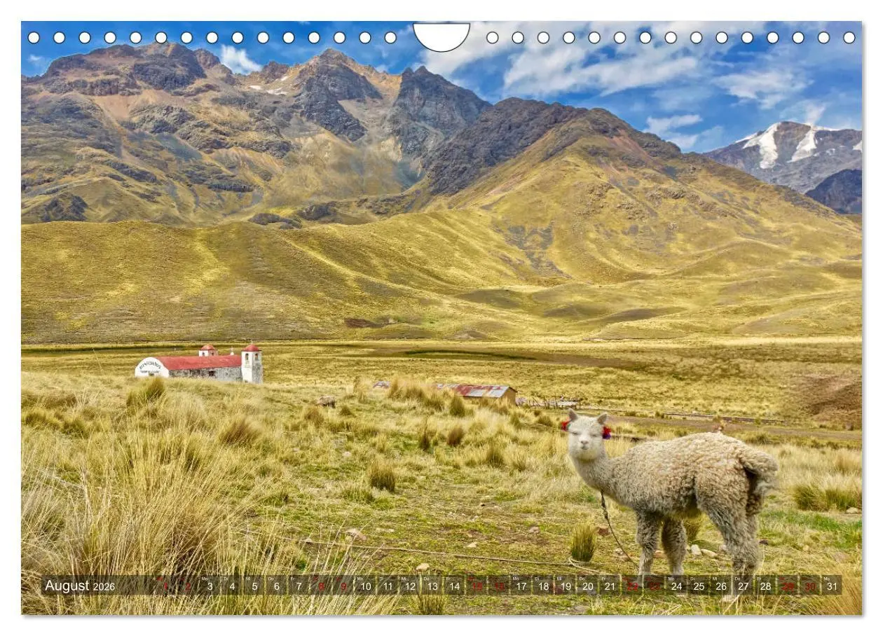 Bild: 9783457841624 | Peru Bolivien Chile (Wandkalender 2026 DIN A4 quer), CALVENDO...
