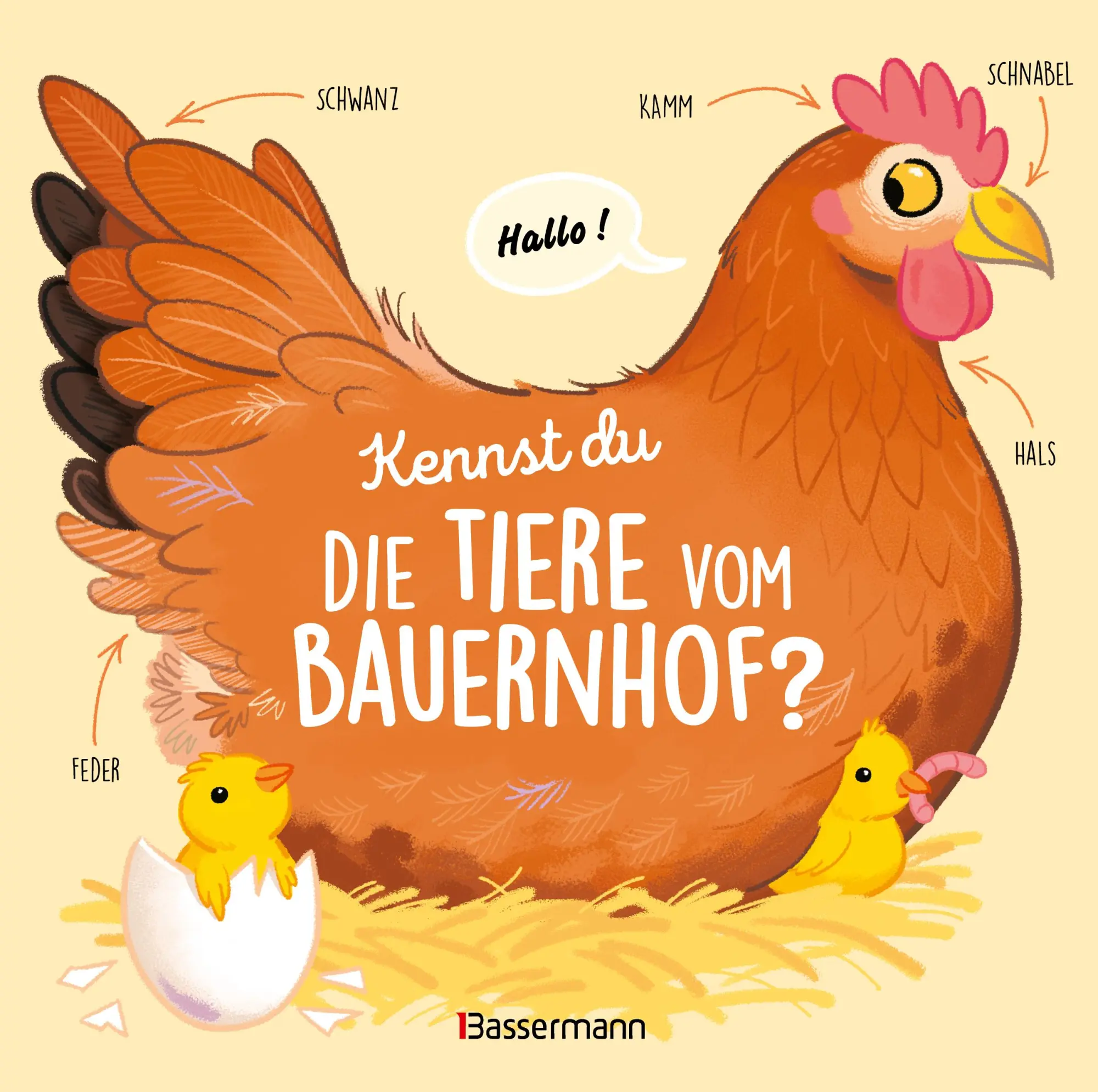 Cover: 9783809451624 | Kennst du die Tiere vom Bauernhof? - Sachbilderbuch für Kinder ab 3...