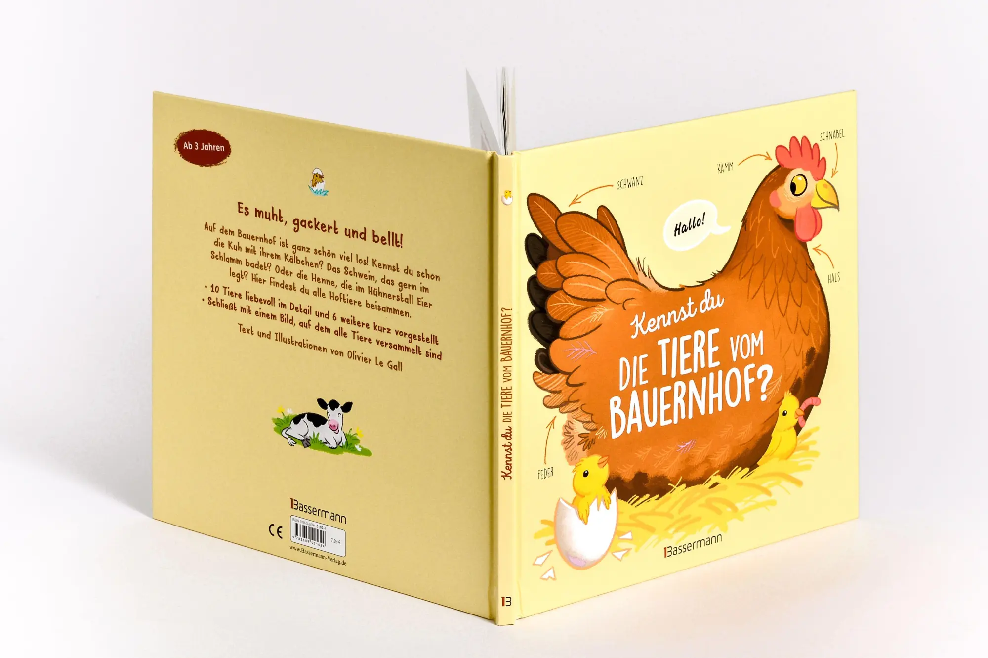 Bild: 9783809451624 | Kennst du die Tiere vom Bauernhof? - Sachbilderbuch für Kinder ab 3...