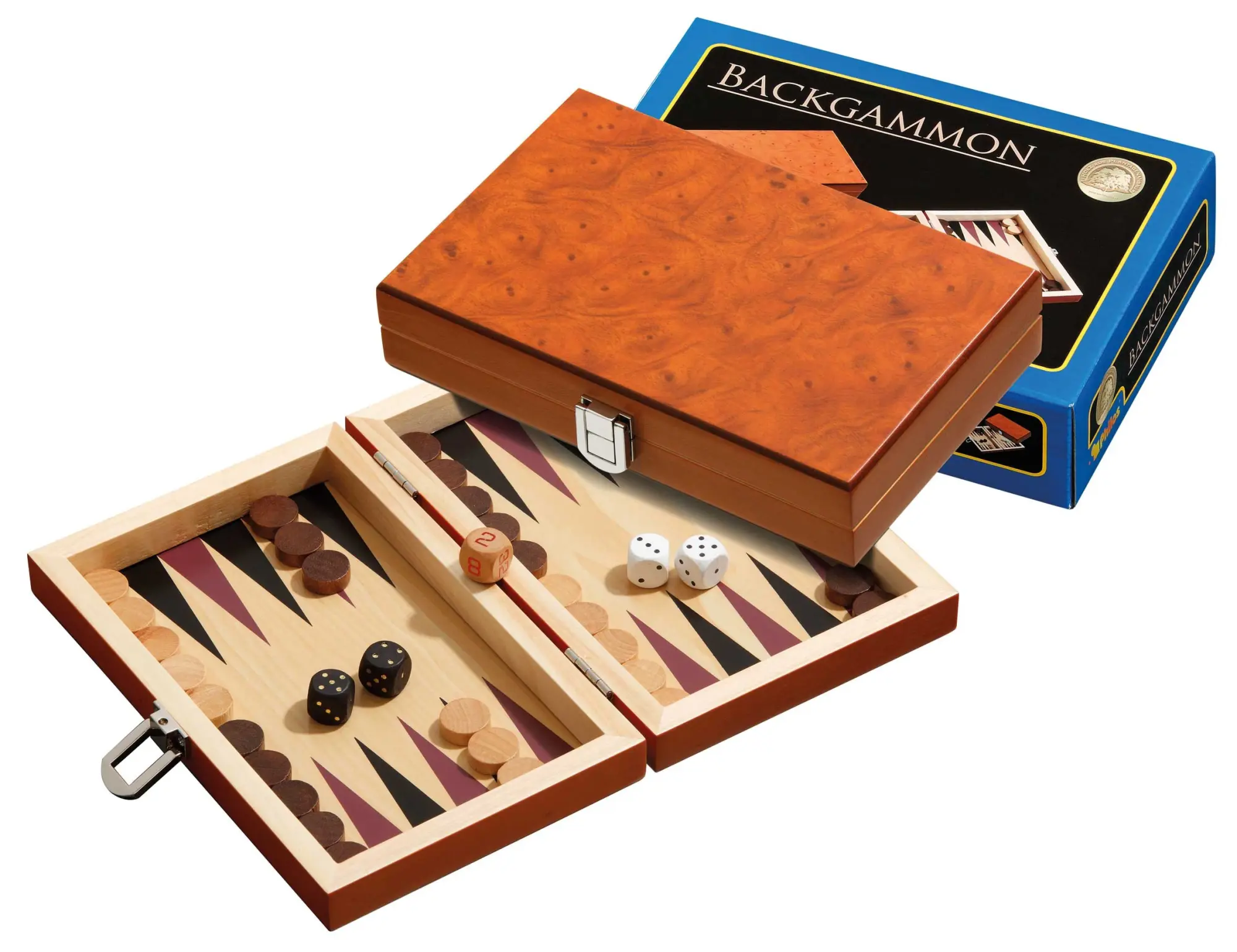 Cover: 4014156011724 | Philos 1172 - Backgammon Karpathos mini, Reisespiel | 1172 | Deutsch