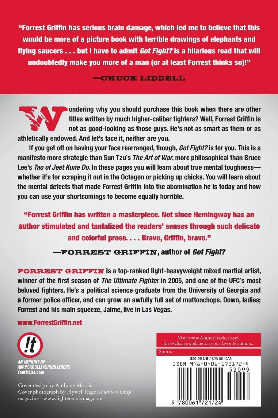 Rückseite: 9780061721724 | Got Fight? | Forrest Griffin | Taschenbuch | Englisch | 2020