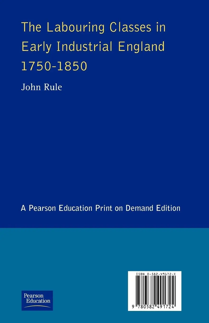 Rückseite: 9780582491724 | The Labouring Classes in Early Industrial England, 1750-1850 | Rule
