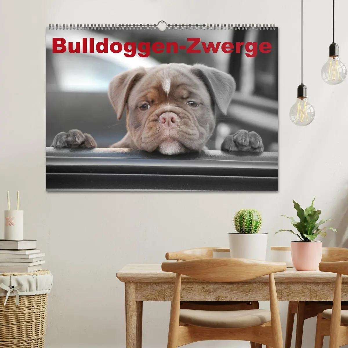 Bild: 9783516161724 | Bulldoggen-Zwerge (Wandkalender 2026 DIN A2 quer), CALVENDO...