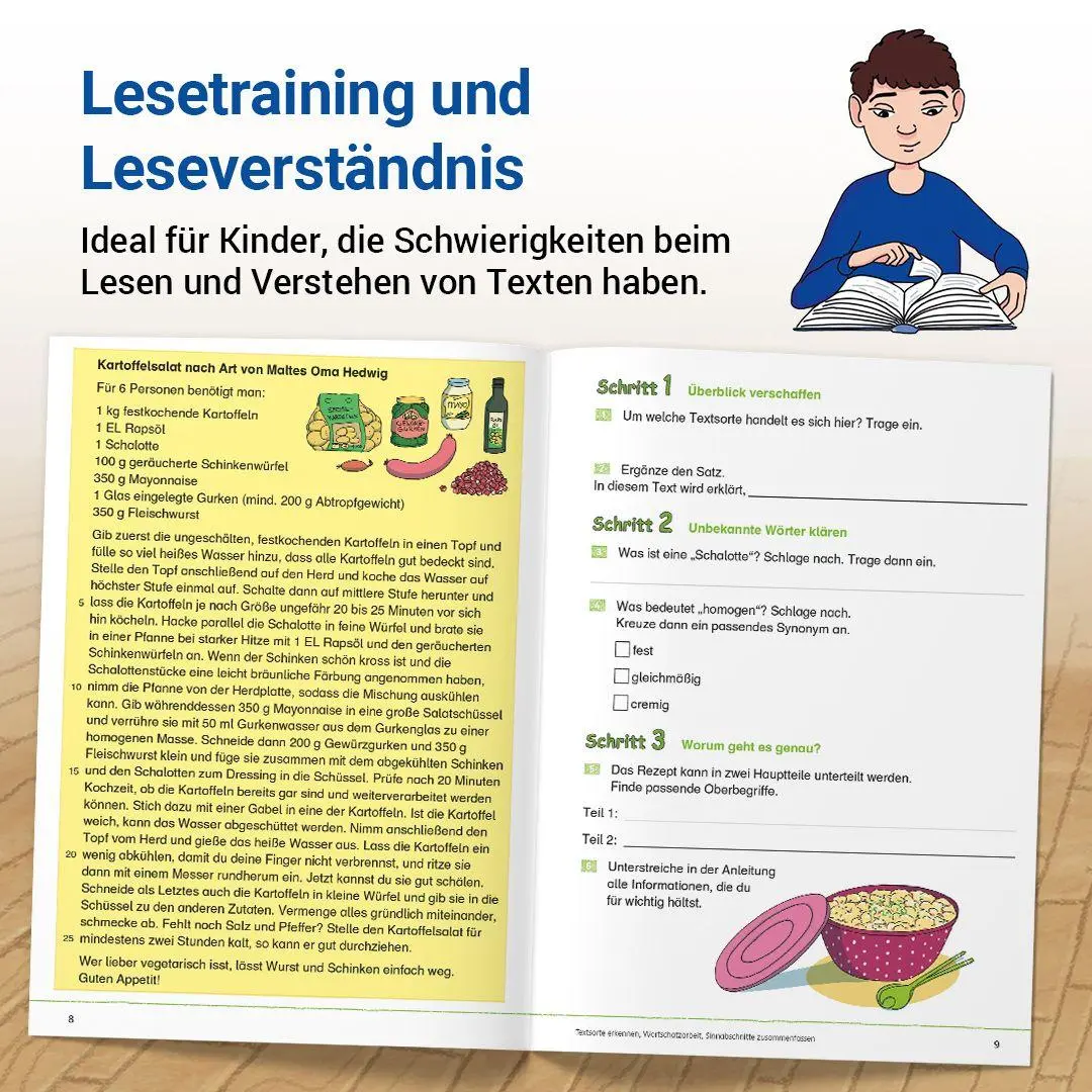 Bild: 9783619741724 | Das Übungsheft Lesen 7 | Michaela Stehr | Broschüre | 64 S. | Deutsch